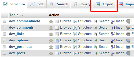 آموزش تصویری ایجاد دستی بکاپ و پشتیبان گیری از پایگاه داده